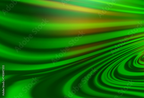 Light Green vector template with abstract lines.