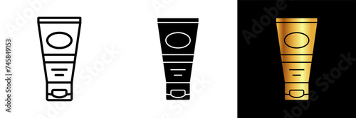 Aftercare Lotion icon. Beyond being a mere symbol, this icon represents the essential post-tattooing phase, offering moisturization, soothing, and protection for the freshly inked skin.