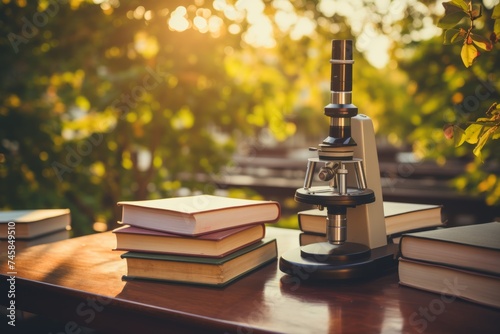 Education, science and medical abstract background