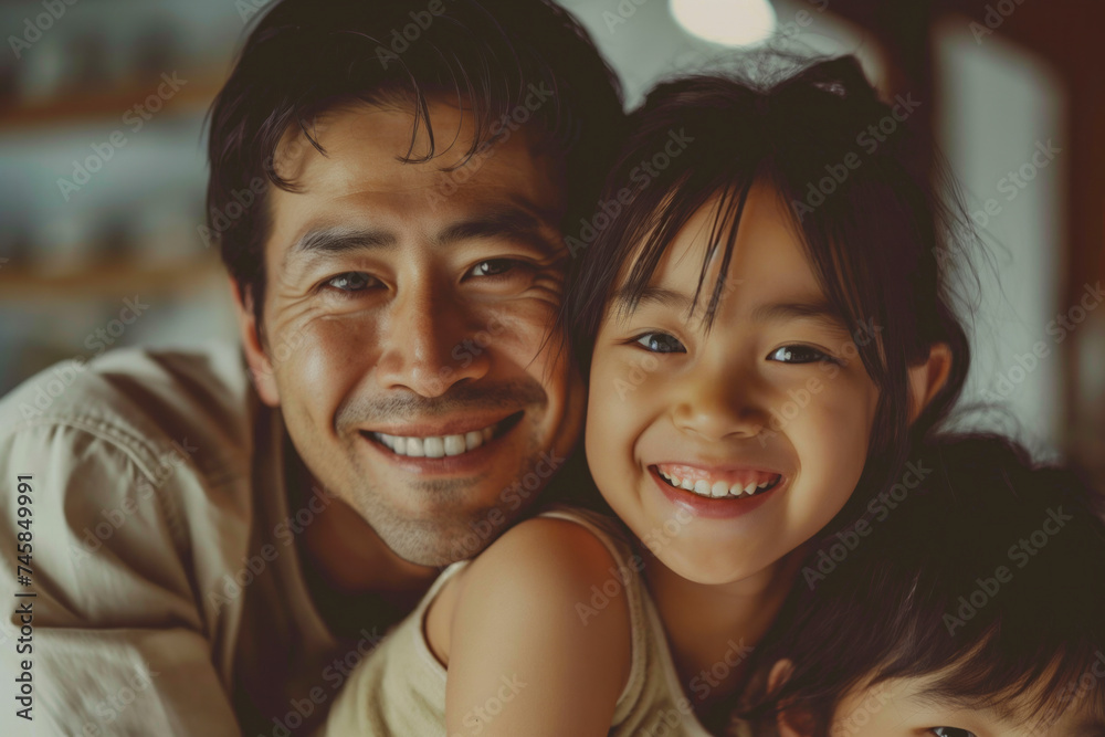 Happy Hispanic father and child, a joyful portrait capturing the love and laughter shared between a parent and their son, radiating warmth and happiness Happy Hispanic father and child, a joyful portrait capturing the love and laughter shared between a parent and their son, radiating warmth and happiness