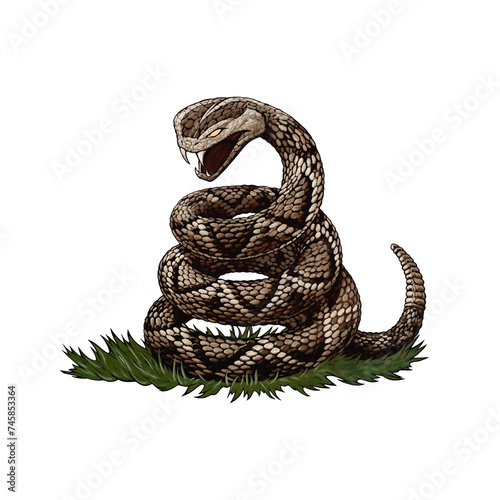 snake of car viper dodge logo photo