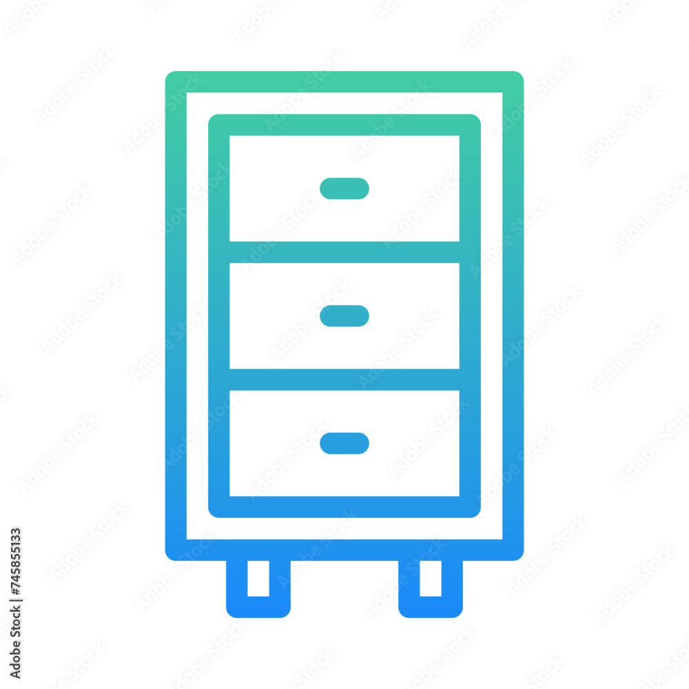 Document Cabinet Gradient Linear Style Document Cabinet Gradient Linear Style