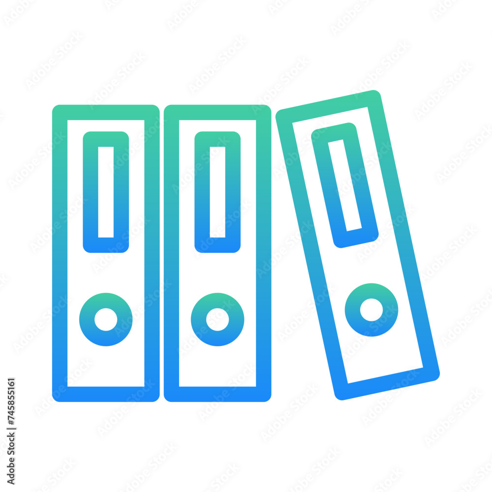 Folders Gradient Linear Style Folders Gradient Linear Style