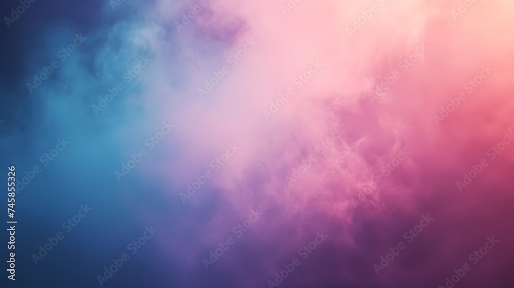 Fototapeta premium Colorful Smoke Cloud Gradient Background for Abstract Art Concepts