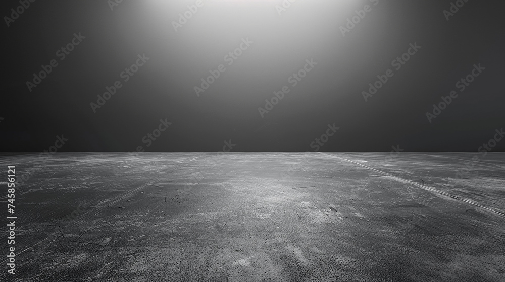 Texture of dark concrete floor with mist or fog Texture of dark concrete floor with mist or fog
