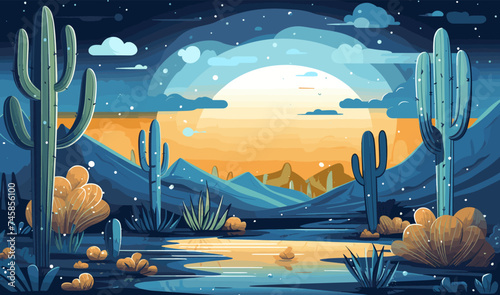 Monsoon Season vector flat minimalistic isolated vector style illustration