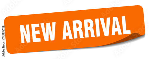new arrival sticker. new arrival label