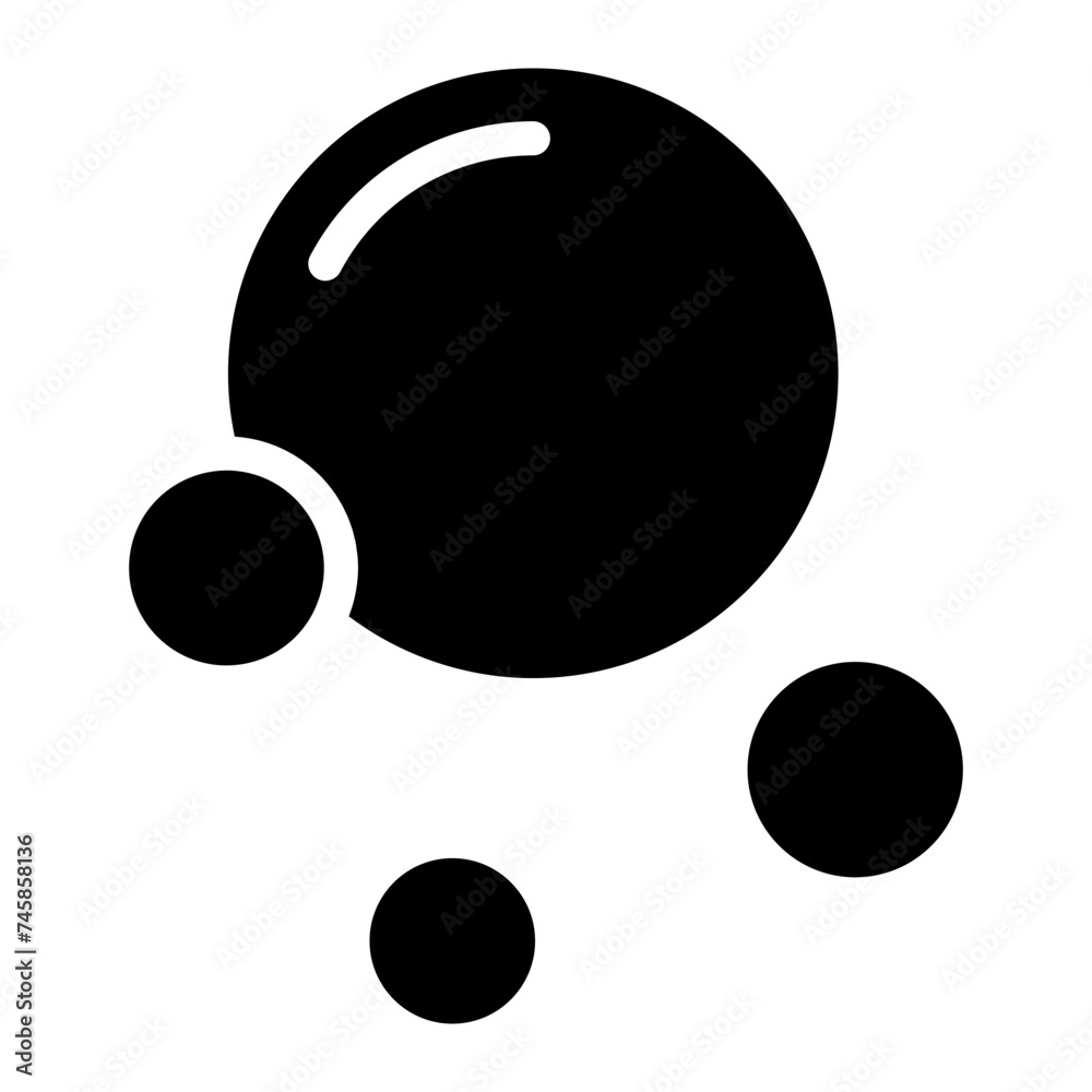 Bubble icon, Soap foam, fizzy drink, oxygen bubbles icon Bubble icon, Soap foam, fizzy drink, oxygen bubbles icon