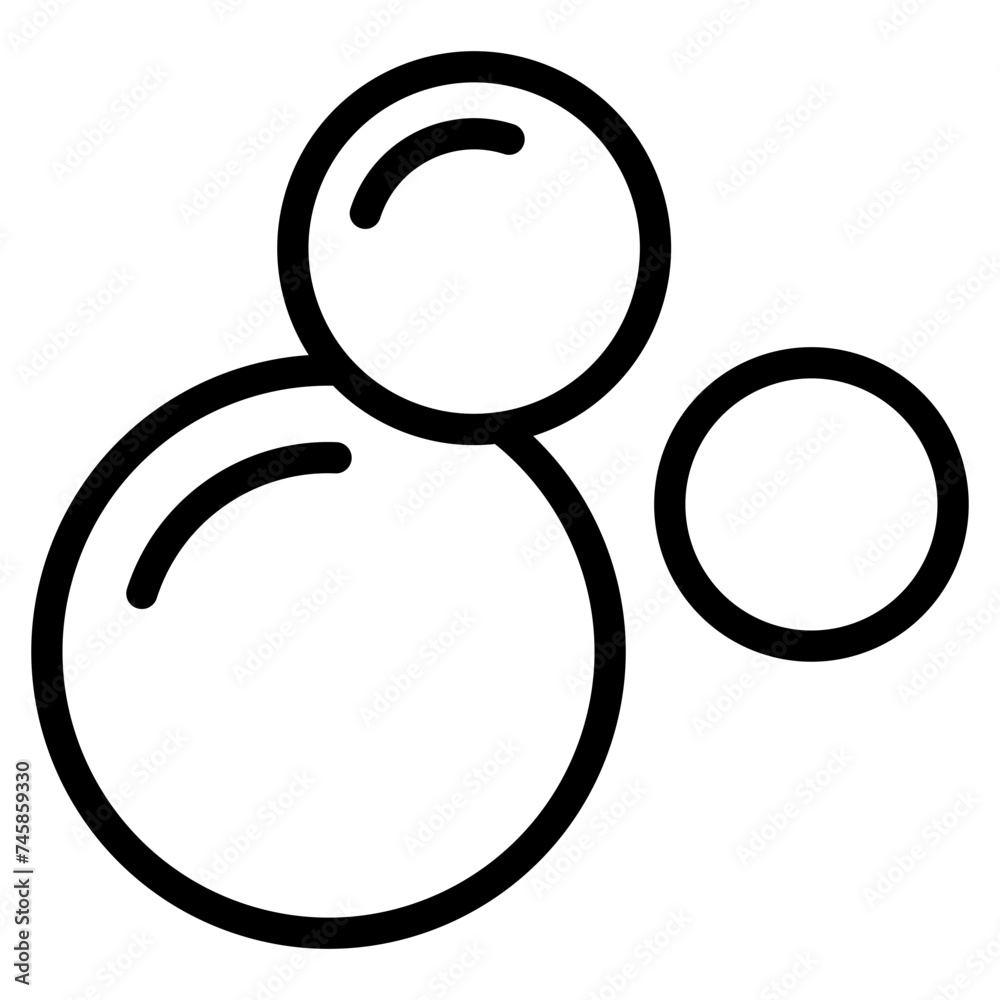 Bubble icon, Soap foam, fizzy drink, oxygen bubbles icon Bubble icon, Soap foam, fizzy drink, oxygen bubbles icon
