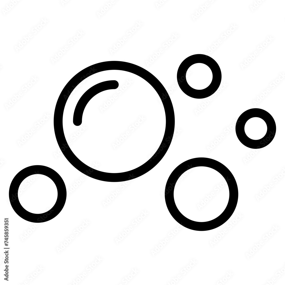 Bubble icon, Soap foam, fizzy drink, oxygen bubbles icon Bubble icon, Soap foam, fizzy drink, oxygen bubbles icon