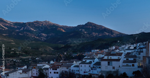 A beautiful medieval historical city in the Pyrenees - Quesada in the province of Jaen. Andalusia. Spain. Iberian island