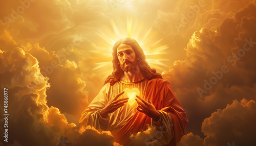 Beautiful image of the Sacred Heart of Jesus