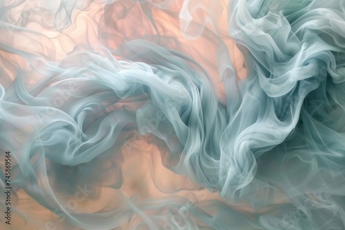 Abstract pastel smoke texture in soft colors - An artistic representation of soft billowing smoke in tranquil pastel tones, evoking a sense of calm and serenity