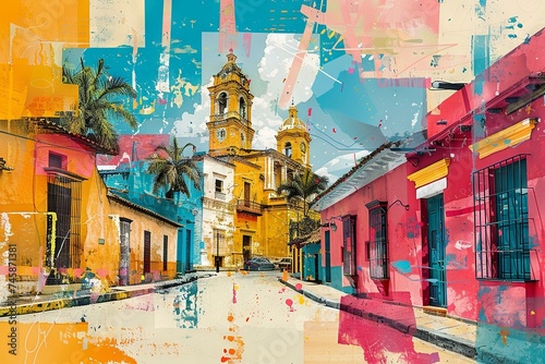 Colombian Mosaic: Diverse Landscapes and Traditions Collage   © Kristian
