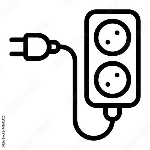 plug line icon