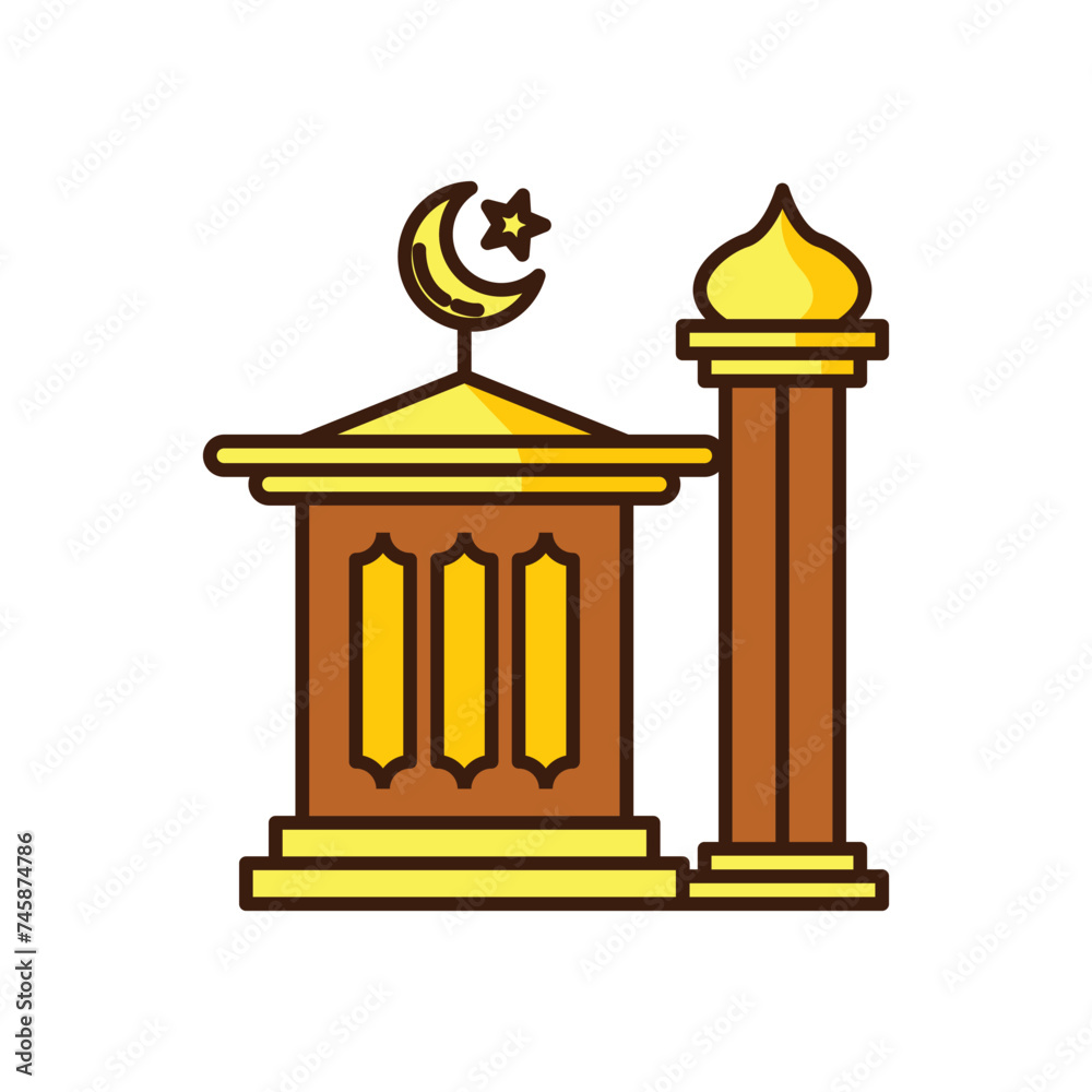illustration of a column with columns
