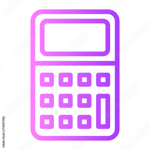 calculator gradient icon