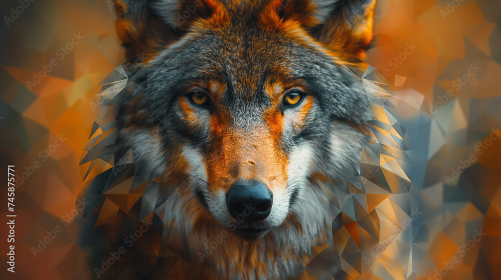wild wolf , Generative AI wild wolf , Generative AI