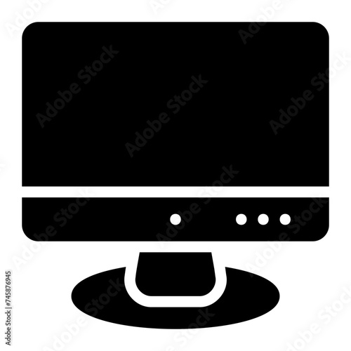 television glyph icon