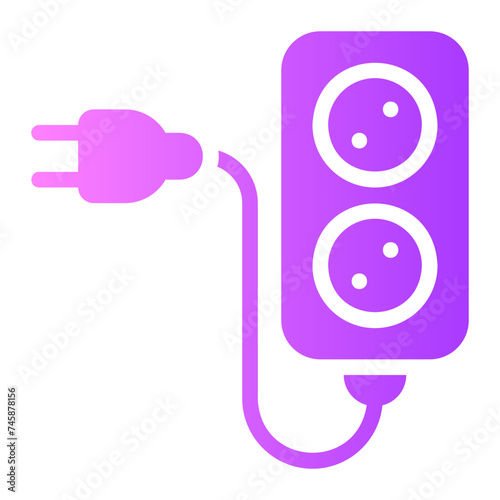 plug gradient icon