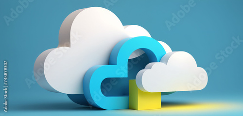 3D cloud, cloud stereoscopic model