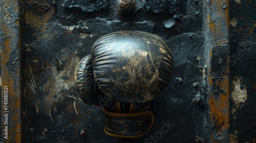 The Lone Champion: A Glove's Silent Echo in the Abyss of Triumph and Defeat