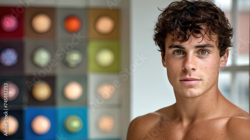 A Glimpse into the Universe: Aesthetic Celestial Bodies Amidst Human Form