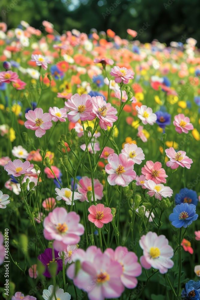 Fototapeta premium flowers in the garden