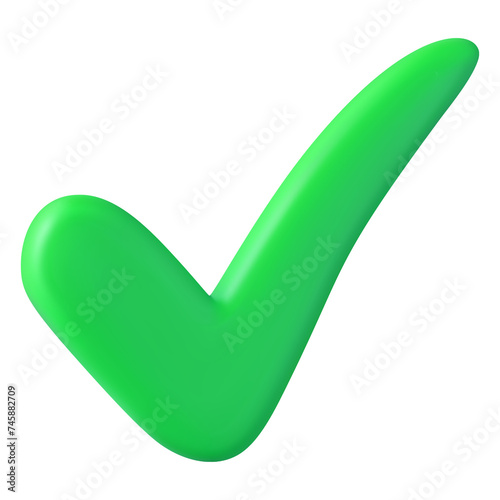 Green check mark, isolated tick symbols, checklist signs, and an approval badge. Flat and modern checkmark design, vector illustration.