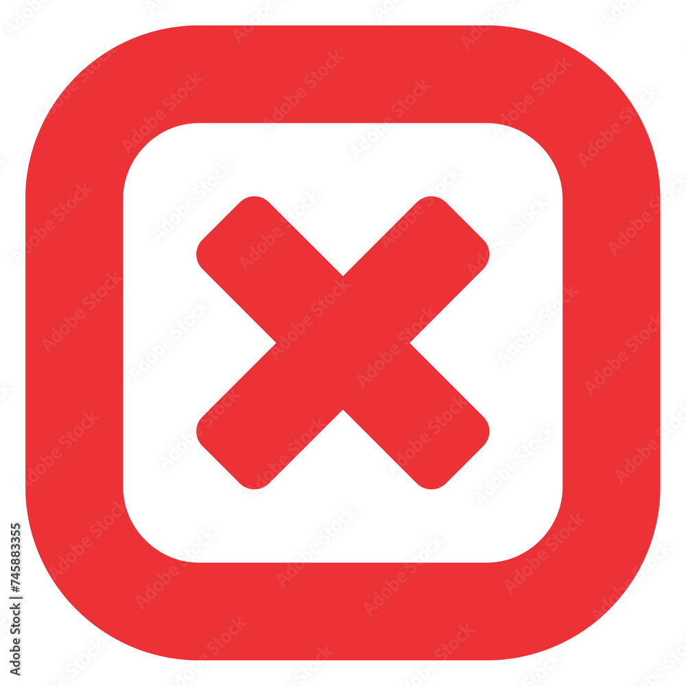 Fototapeta premium Red check mark, isolated tick symbols, checklist signs, and an approval badge. Flat and modern checkmark design, vector illustration.