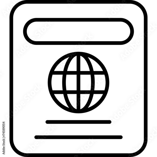 Passport Control Icon