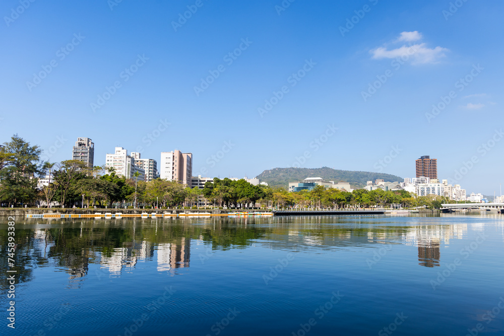 Riverside in kaohsiung city at Taiwan