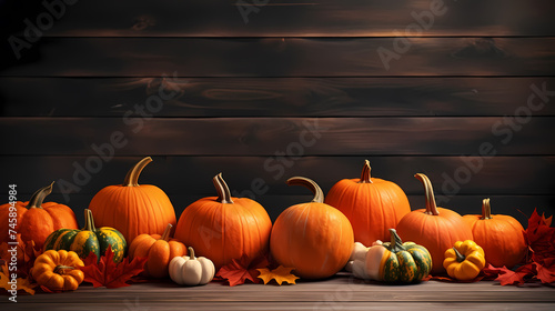 Pumpkin illustration  perfect for fall themed decoration or Halloween projects