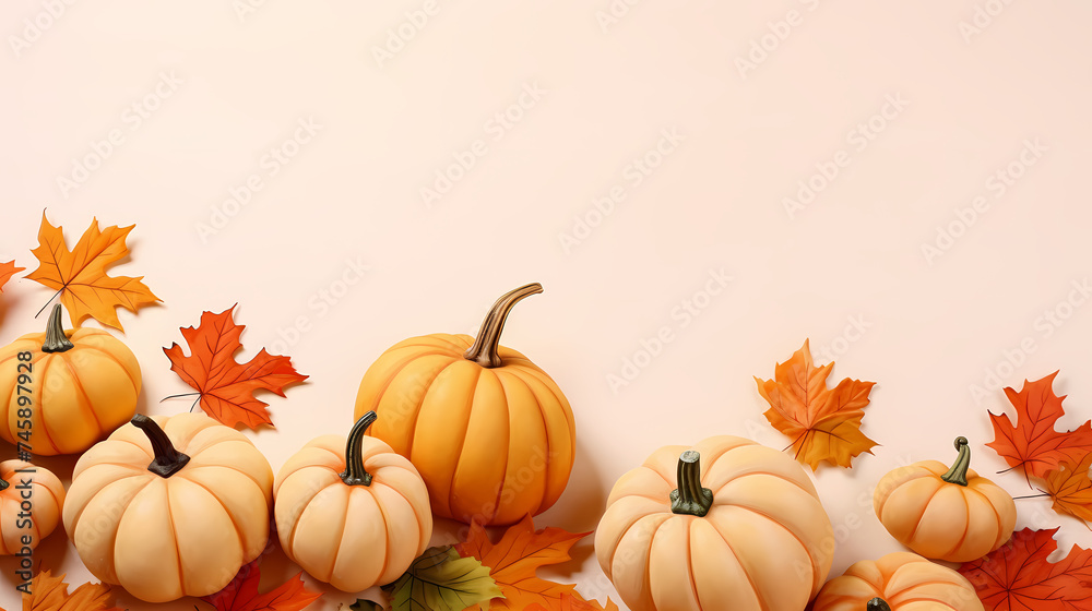 Orange pumpkin, halloween background Orange pumpkin, halloween background
