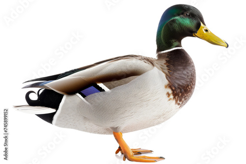 Duck isolated on transparent background