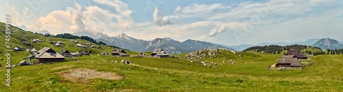 Velika Planina. High mountains. Slovenia photo