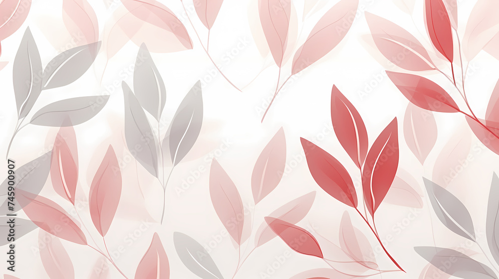 Warm, light leaf pattern embraces the beauty of the season Warm, light leaf pattern embraces the beauty of the season