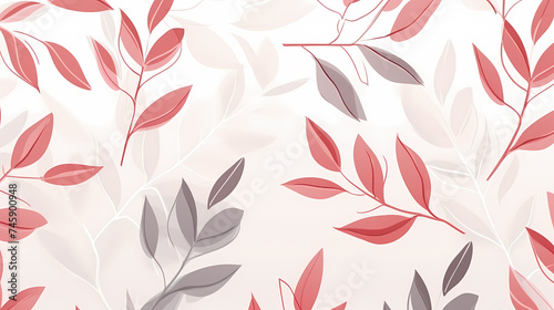 Warm, light leaf pattern embraces the beauty of the season