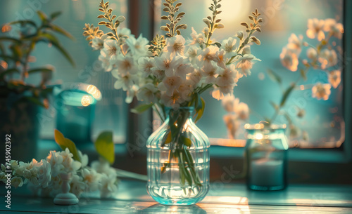 flowers in vase © Denis