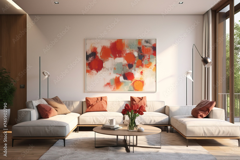 modern living room with sofa. modern living room with sofa.