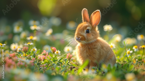 rabbit in the grass