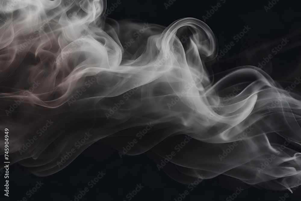 Fototapeta premium Abstract gradient smooth Blurred Smoke Gray background image