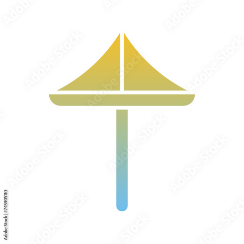 Sun Longue Flat Gradient Style