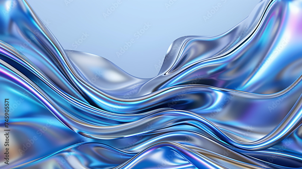 Blue background. AI generated art illustration. Blue background. AI generated art illustration.