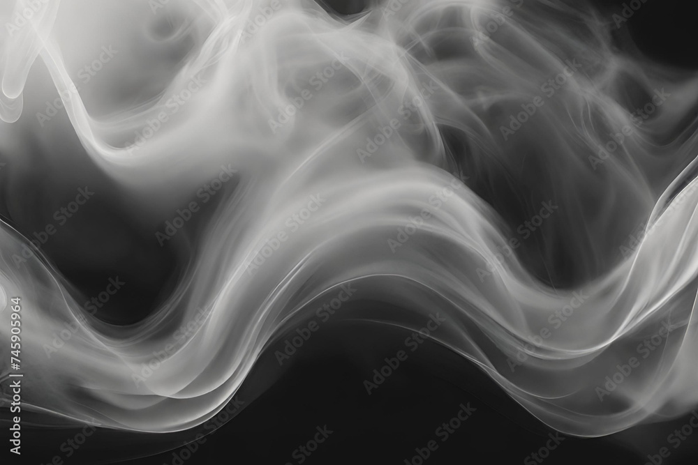 Fototapeta premium Abstract gradient smooth Blurred Smoke Gray background image