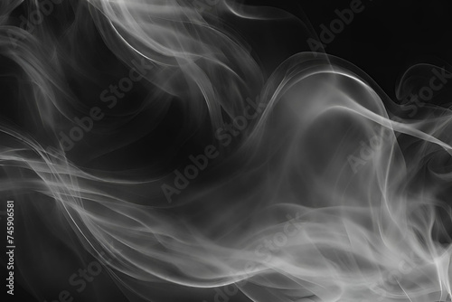 Abstract gradient smooth Blurred Smoke Gray background image © possawat