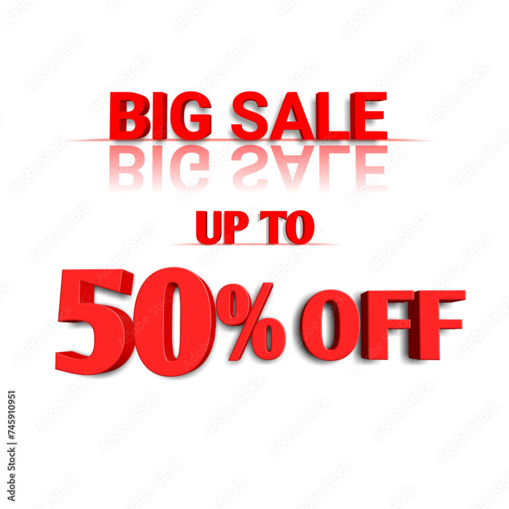 Big sale business offer detail big sale up to 50% off banner with red text. Big sale business offer detail big sale up to 50% off banner with red text.