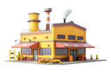 Fry Factory isolated on transparent background