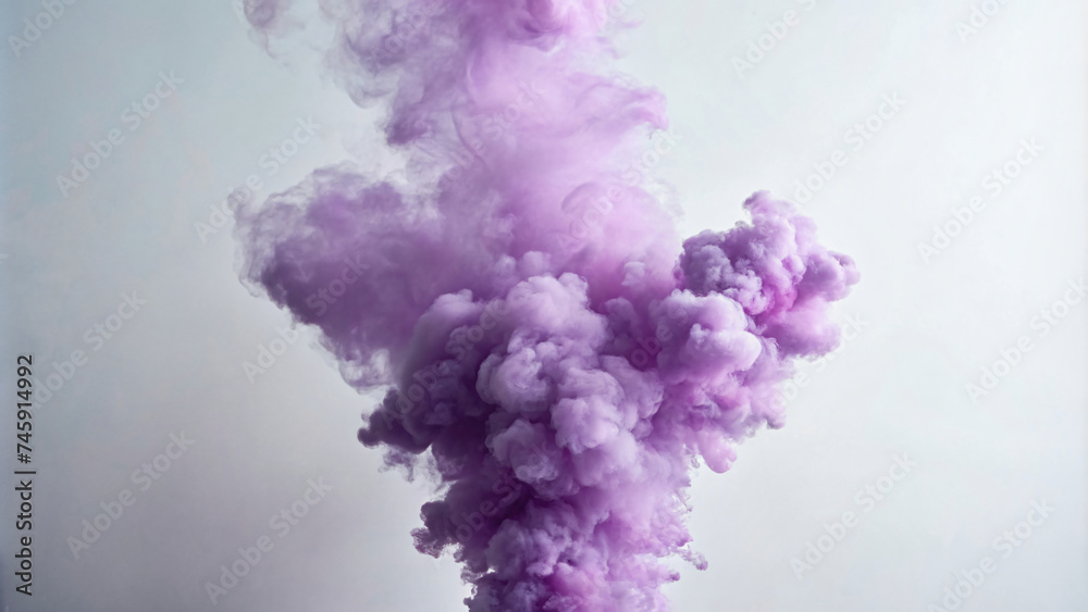 Fototapeta premium pink smoke on pastel background