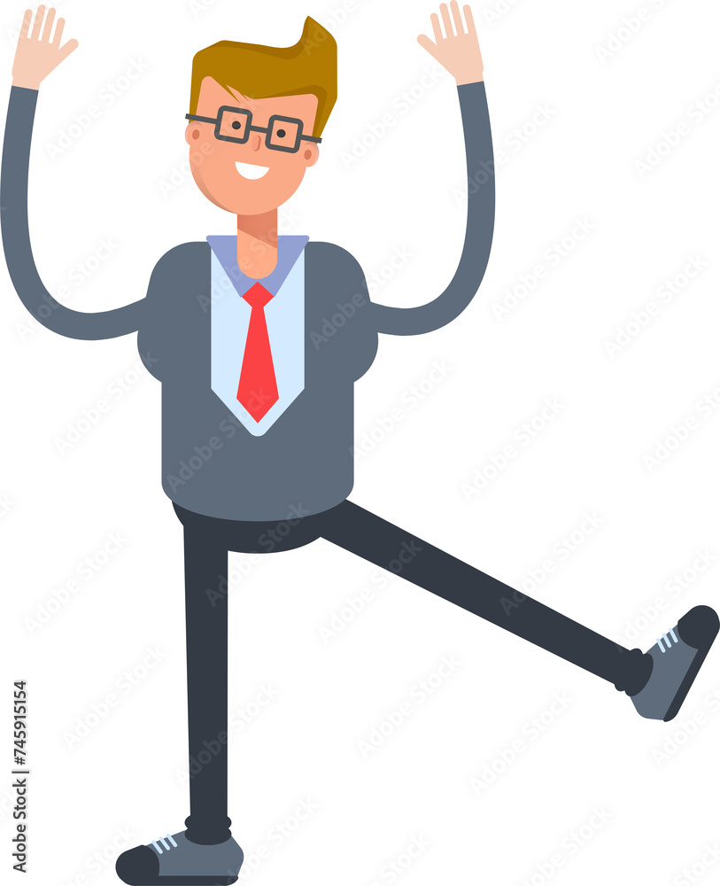 Office Worker Character Relaxing Illustration
Office Worker Character Relaxing Illustration